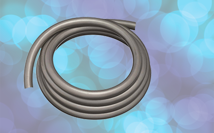 Linn Silver Balanced Interconnect Cable (per m) on a background of out of focus lights in blue and purple