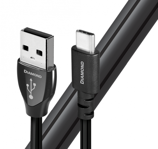 AudioQuest Diamond USB Cable - .75m, USB A, USB C 