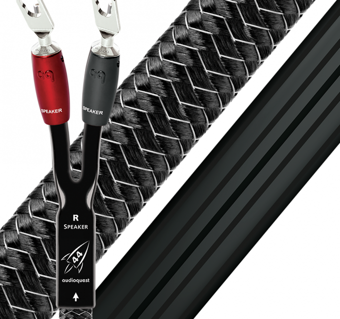 AudioQuest Rocket 44 Speaker Cable - 4.0m, Multi-Spade, Multi-Spade
