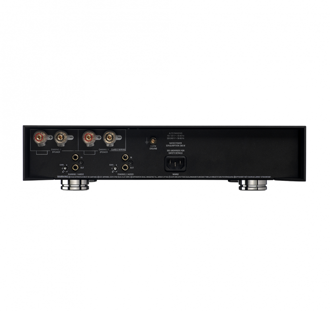 Linn Akurate 2200 Amplifier rear view.