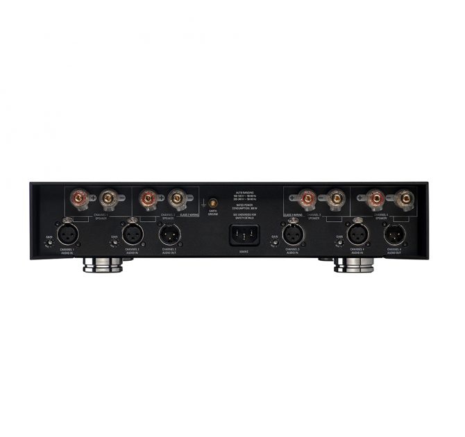 Linn Akurate 4200 in black rear view