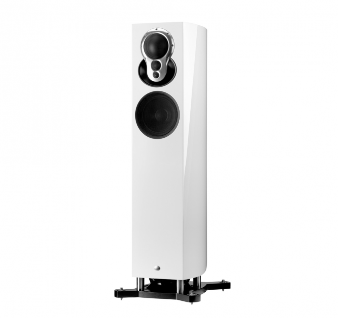 Linn Akubarik Exakt Loudspeaker in white