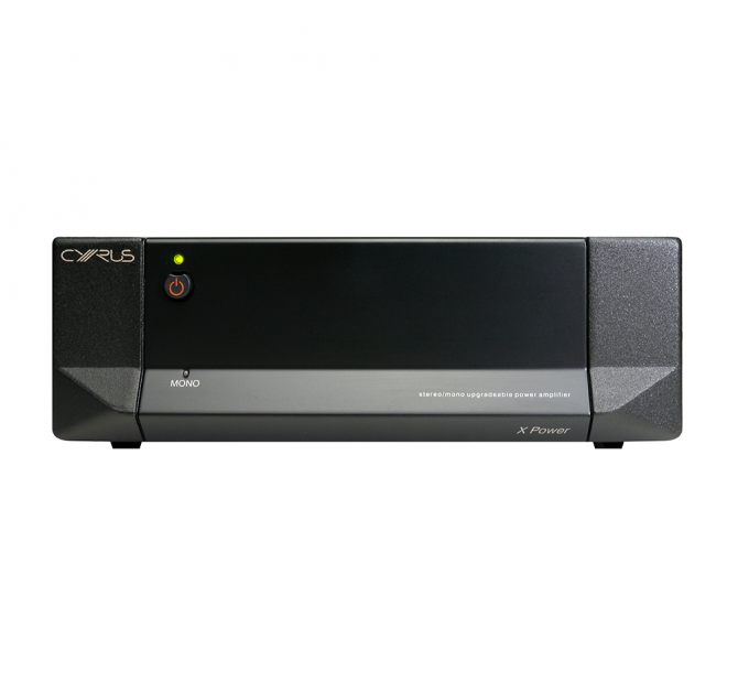Cyrus X Power Amplifier front view.