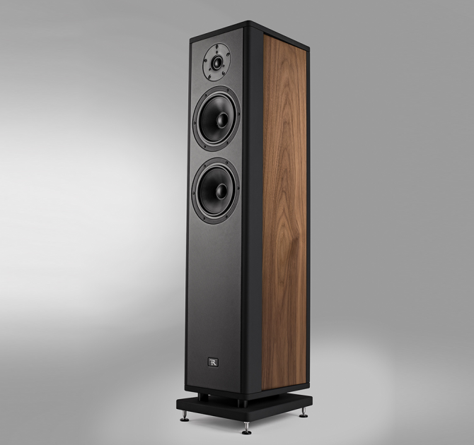 Rosso Fiorentino Elba II Loudspeaker in walnut