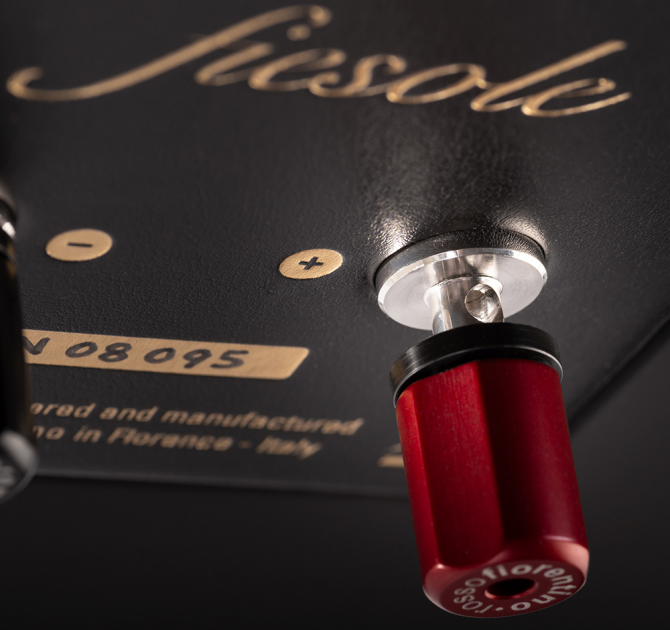 Rosso Fiorentino Fiesole II Loudspeaker close-up