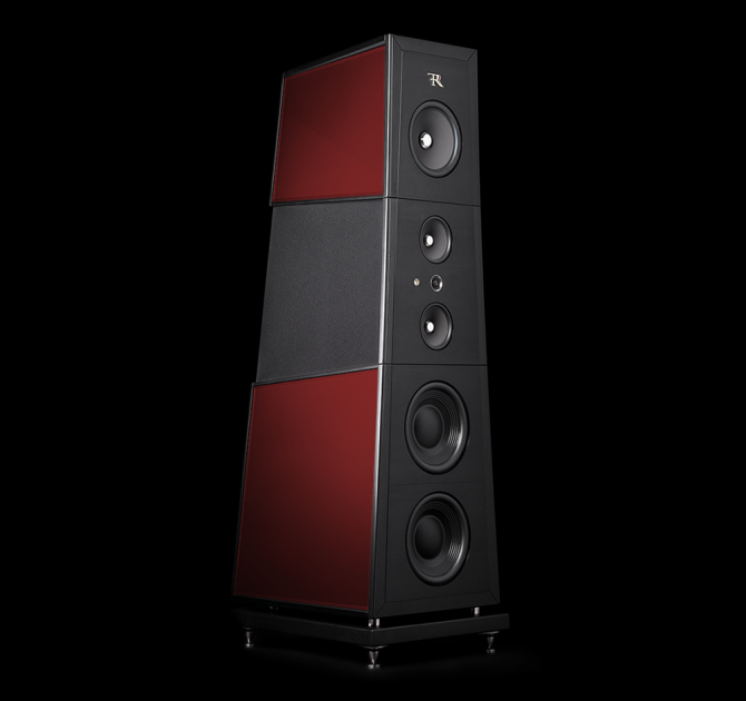 Rosso Fiorentino Florentia Loudspeaker side view