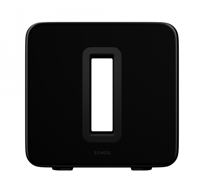 SONOS Sub in black front view