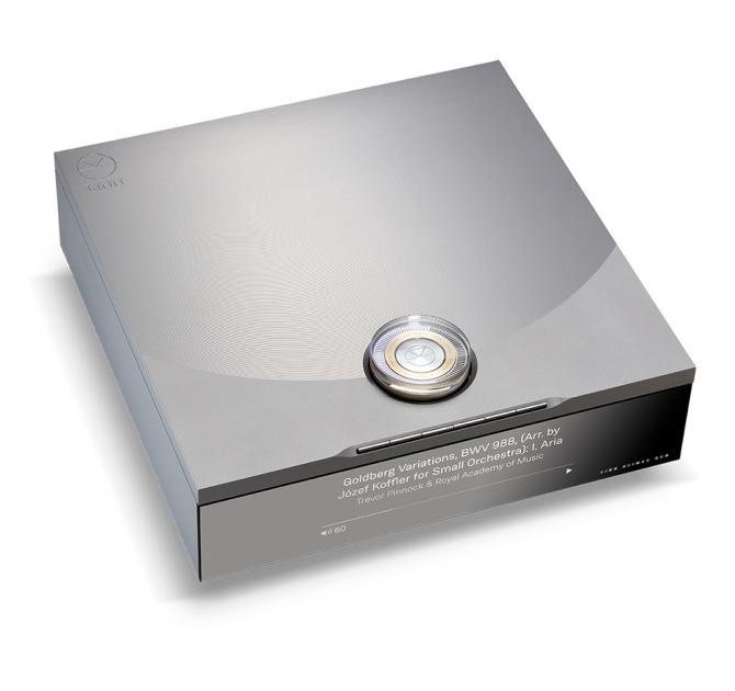 Linn Klimax DSM Silver Three-Quarter view