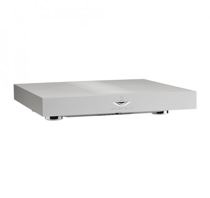 Linn Klimax Solo Amplifier front, side and top view.