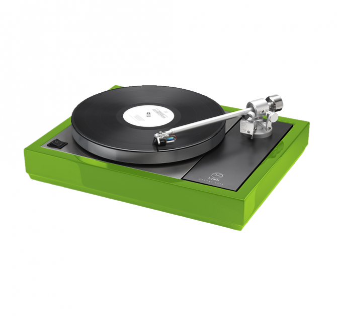 Linn LP12 Standard Plinth - Custom in light green