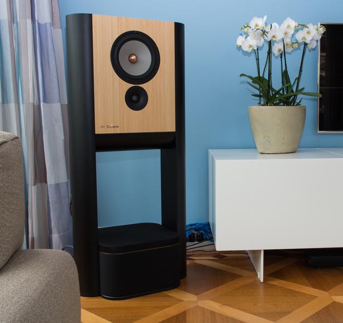 Grimm LS1be Loudspeaker in a living area