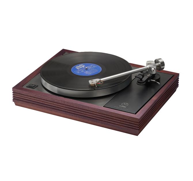 Linn Selekt LP12 Fluted Turntable in rosenut