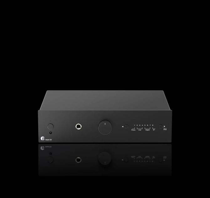 The Project MaiA S3 Micro HiFi amplifier in black