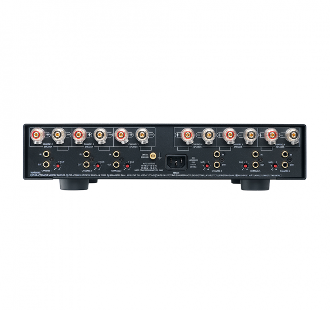 Linn Majik 6100 Amplifier rear view.