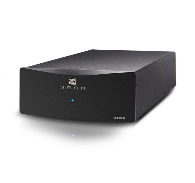 Moon 310LP MC/MM Phono Preamplifier in black.