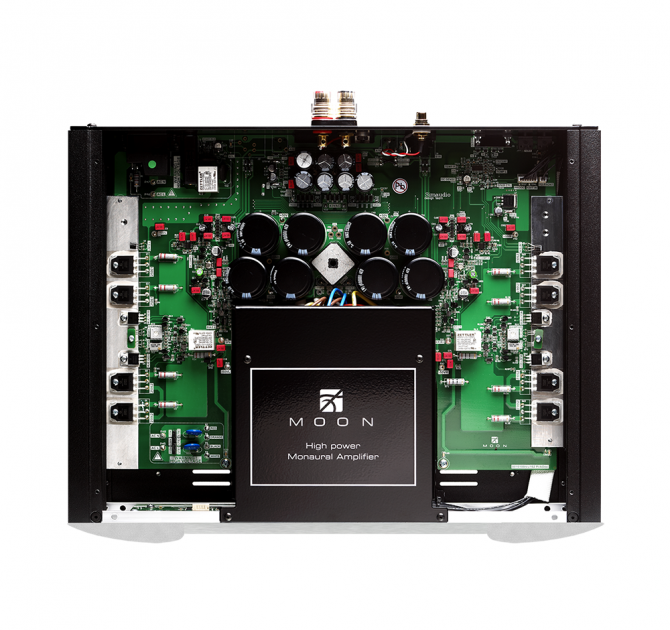 Moon 400M Mono Power Amplifier inside circuitry.