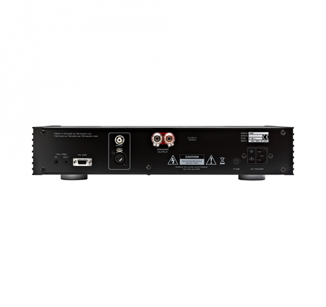 Moon 400M Mono Power Amplifier rear view.