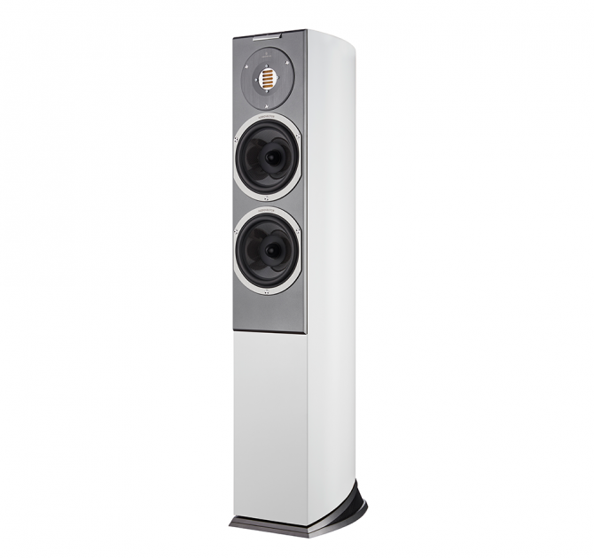 Audiovector R3 Arreté in white silk