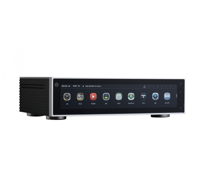 Rose RS150B Network Streamer, DAC and pre-amplifier in black