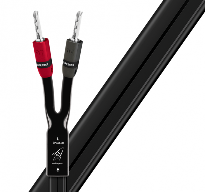 AudioQuest Rocket 11 Speaker Cable - 2.5m, Banana Plug, Banana Plug