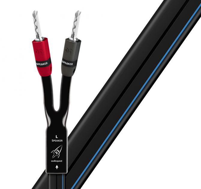 AudioQuest Rocket 22 Speaker Cable - 3.0m, Banana Plug, Banana Plug 