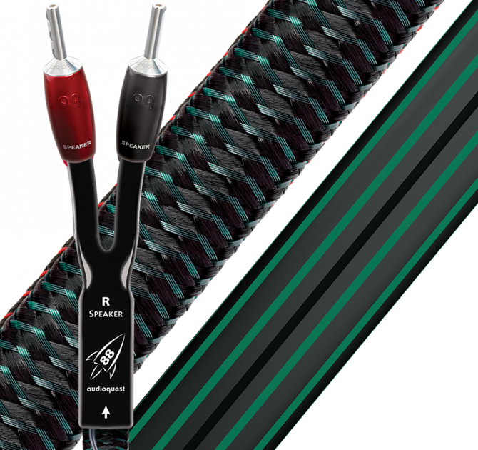 AudioQuest Rocket 88 Speaker Cable - 4.0m, Banana Plug, Banana Plug Add to Default shortcuts
