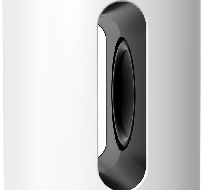 SONOS Sub Mini close-up of white