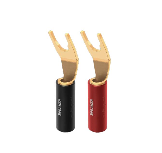 AudioQuest SureGrip 100 Multi-Spade in Gold Plating