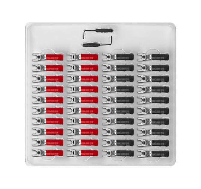 AudioQuest SureGrip 300 Multi-Spade in silver - tray of 40