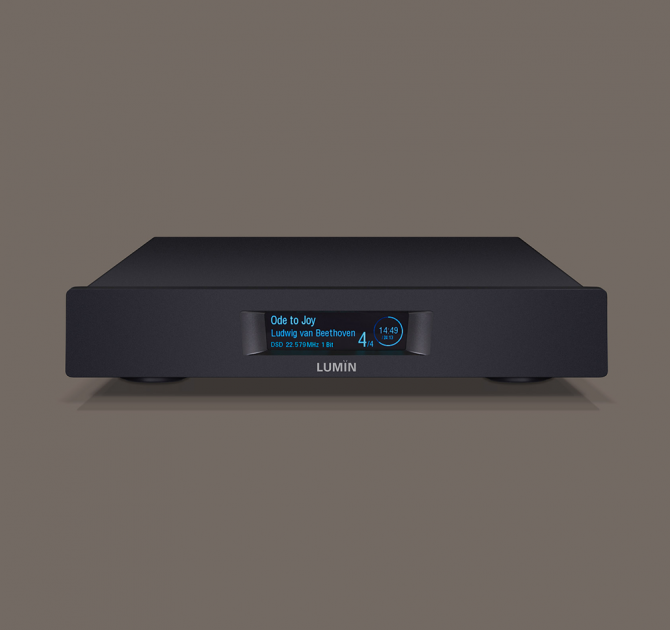 Lumin U2 Mini in black front view
