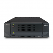 Cyrus Mono X 300 Signature mono power amplifier front and top view.