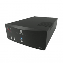 Moon MiND 2 Network Player.  Front, top and side view.