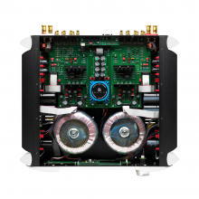 Moon 700i V2 Integrated Amplifier inside circuitry.