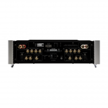Moon 700i V2 Integrated Amplifier rear view.