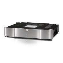 Moon 760A Dual Mono Power Amplifier in silver.