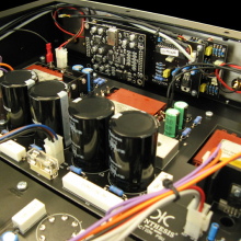Synthesis Action A50 Taurus Amplifier inside view
