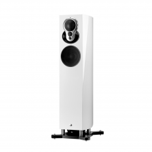 Linn Akubarik Exakt Loudspeaker in white