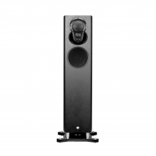 Linn Akubarik Exakt Loudspeaker in black - front facing