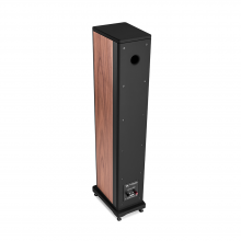 Rosso Fiorentino Certaldo Loudspeaker in walnut - rear view