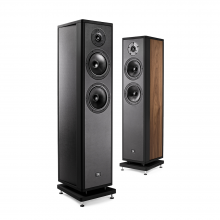 a pair of Rosso Fiorentino Elba II Loudspeakers