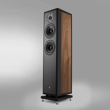 Rosso Fiorentino Elba II Loudspeaker in walnut