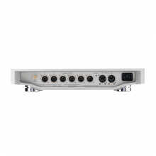 Linn Klimax ExaktBox in silver rear view.
