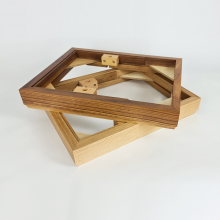 LP12 plinths - walnut on top of oak