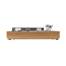 a Linn Majik LP12 Fluted Turntable in oak