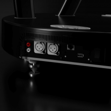 Cabasse Pearl Pelegrina Loudspeaker in black - rear view 