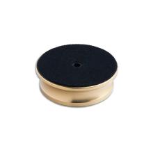 Project Record Puck Classic in brass - upside down view