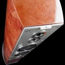 Audiovector R11 Arreté Loudspeaker in Madrona Burl top down view