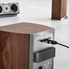 Audiovector R Sub in Italian Walnut rear view