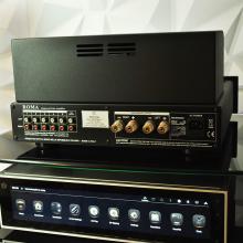View of the rear of the Synthesis Roma 510AC Amplifier