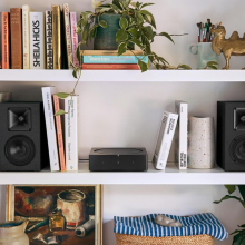 SONOS AMP on bookshelf
